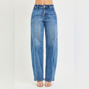 RISEN Slouchy Baggy Stretch Jeans